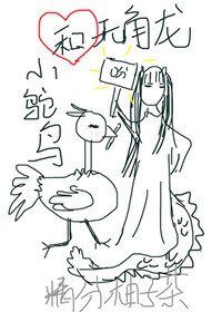 小鸵鸟和无角龙